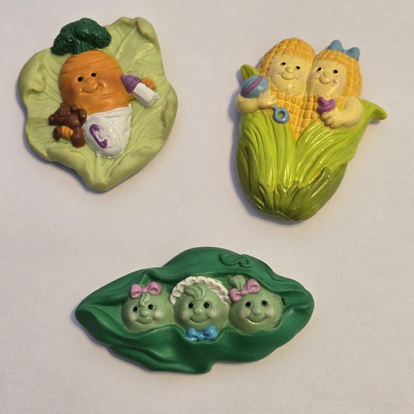 Avon Other - Avon, Vintage Cute "Baby Vegetables" -Themed Magnets.